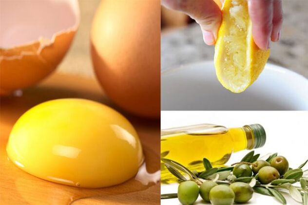 Maska z żółtka jajka, oliwy z oliwek i soku z cytryny wyrównuje koloryt cery
